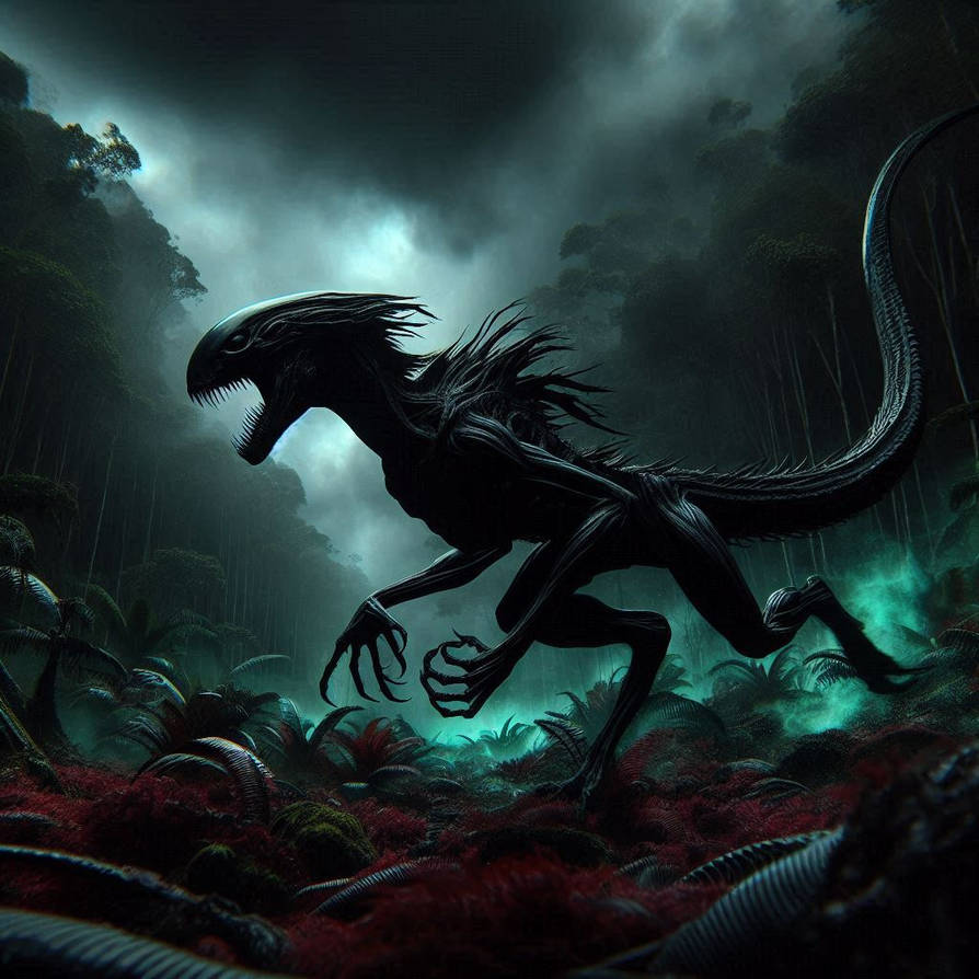 Alien Raptor by mnjedi on DeviantArt