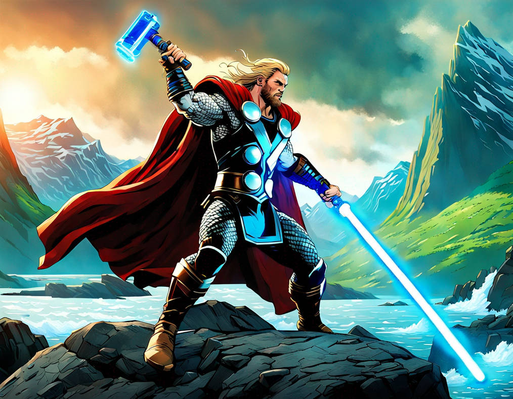 Knight Thor Thor as a Jedi Knight 4 by mnjedi on DeviantArt