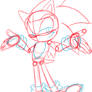 Sonic The Hedgehog outlining