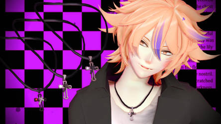 [DL Series] Cross Necklace [MMD]
