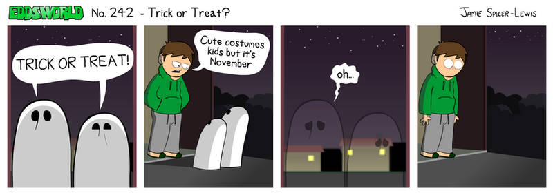 EWCOMIC No. 242 - Trick Or Treat by eddsworld