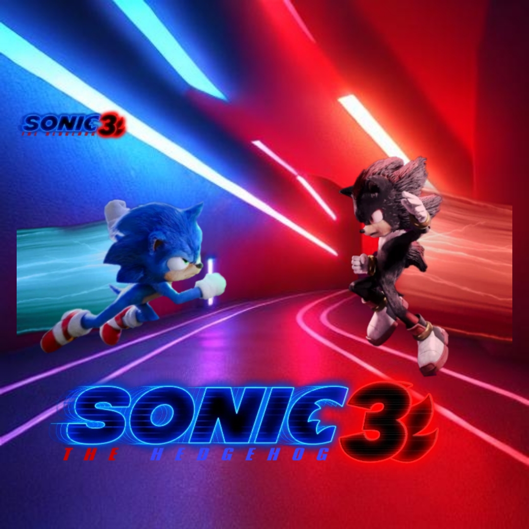 Sonic Movie 3 Poster - Sonic vs Shadow by lakitschis on DeviantArt