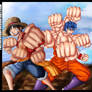 collab- Luffy and Toriko