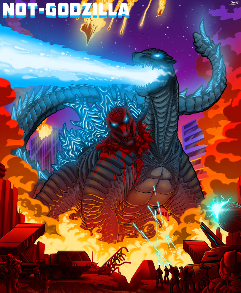 Not-Godzilla by JanusLad on DeviantArt