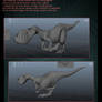 Cartoon Dino, WIP Smoothed.