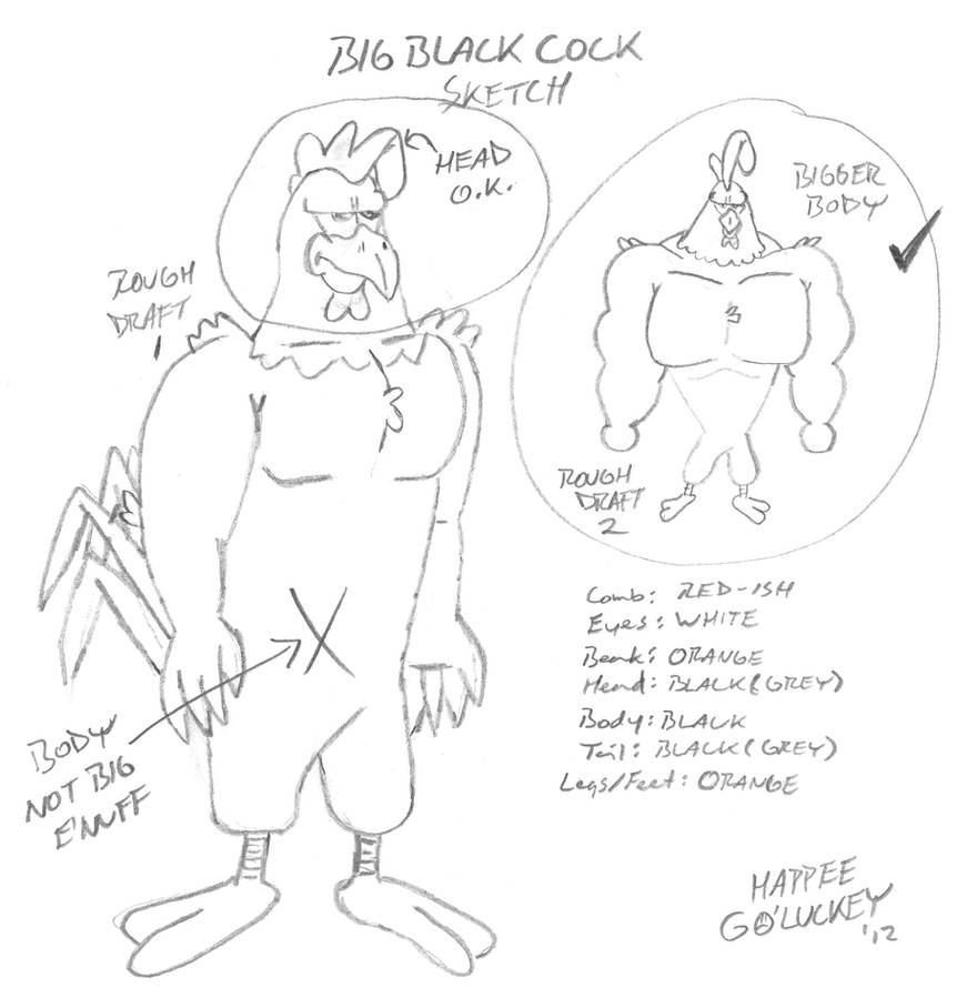 BIG BLACK Roster/ Rough Sketch '12