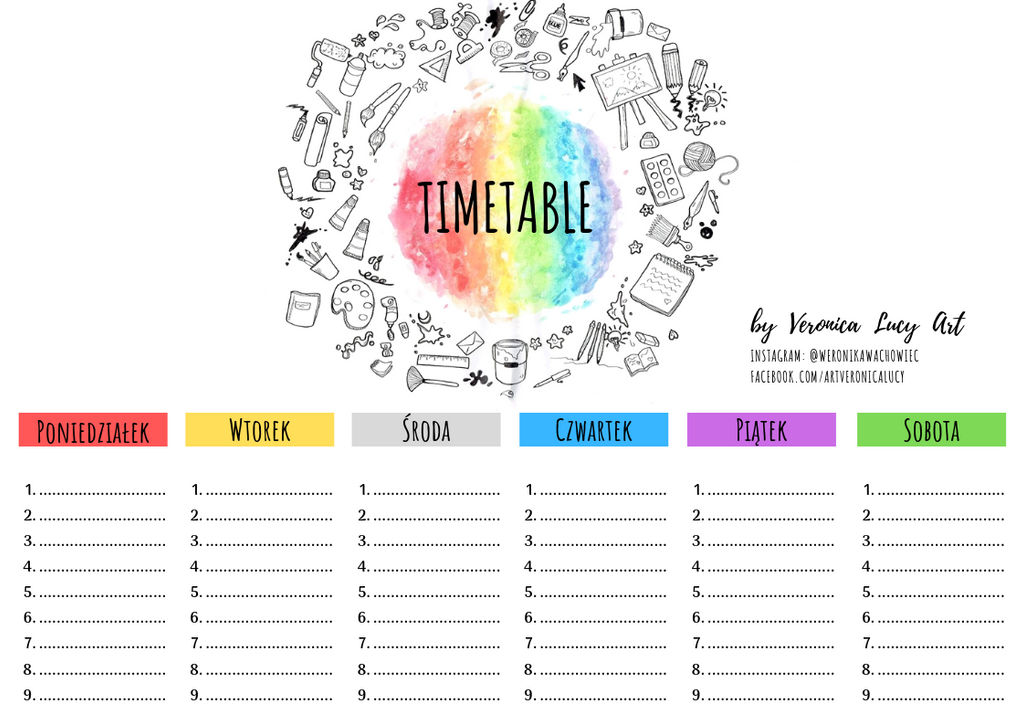 SCHEDULE, TIMETABLE, PLAN by VeronicaLucy on DeviantArt