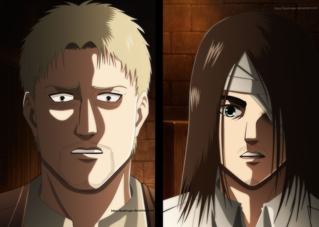 Reiner and Eren by KusKruger on DeviantArt