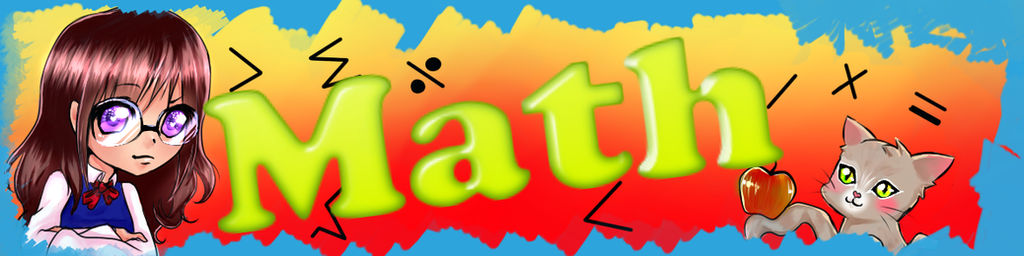 Cute Math Label That Says Math Math Label by YouYou2000 on DeviantArt