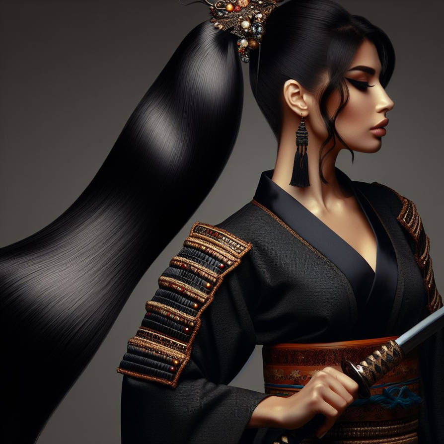 Female samurai by topknot48 on DeviantArt