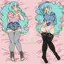 Aqua Body Pillow