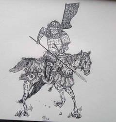 Mounted Samurai.