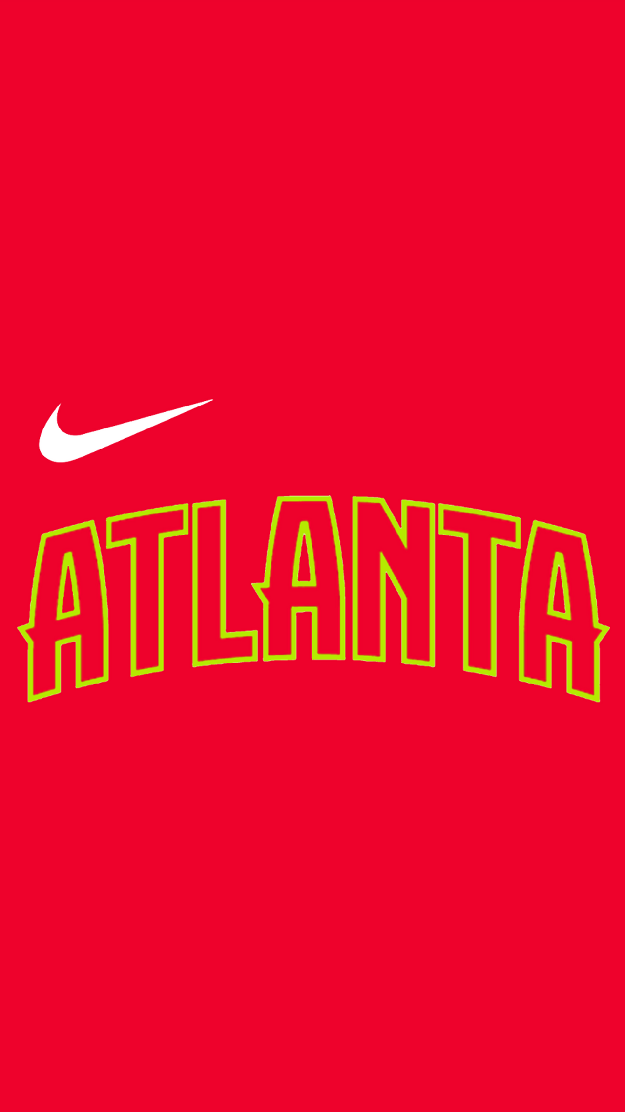 Atlanta Hawks Wordmark Logo Wallpaper By Llu258 On Deviantart