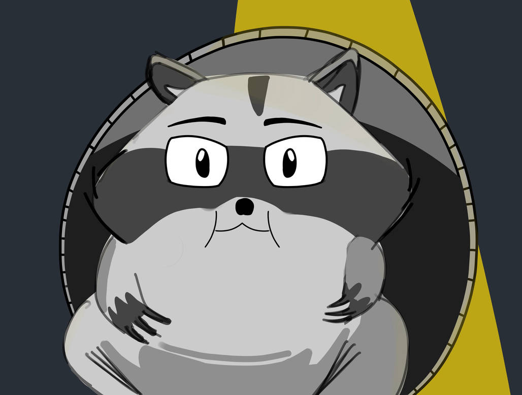Raccoon dumpster by MasArties on DeviantArt
