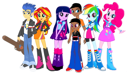 Mi Equipo de las Mane Six y Kevin Jr