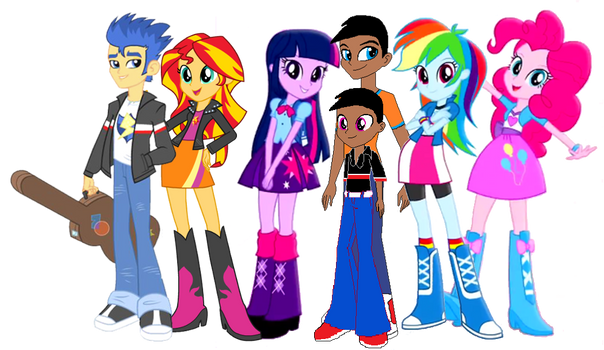 Mi Equipo de las Mane Six y Kevin Jr