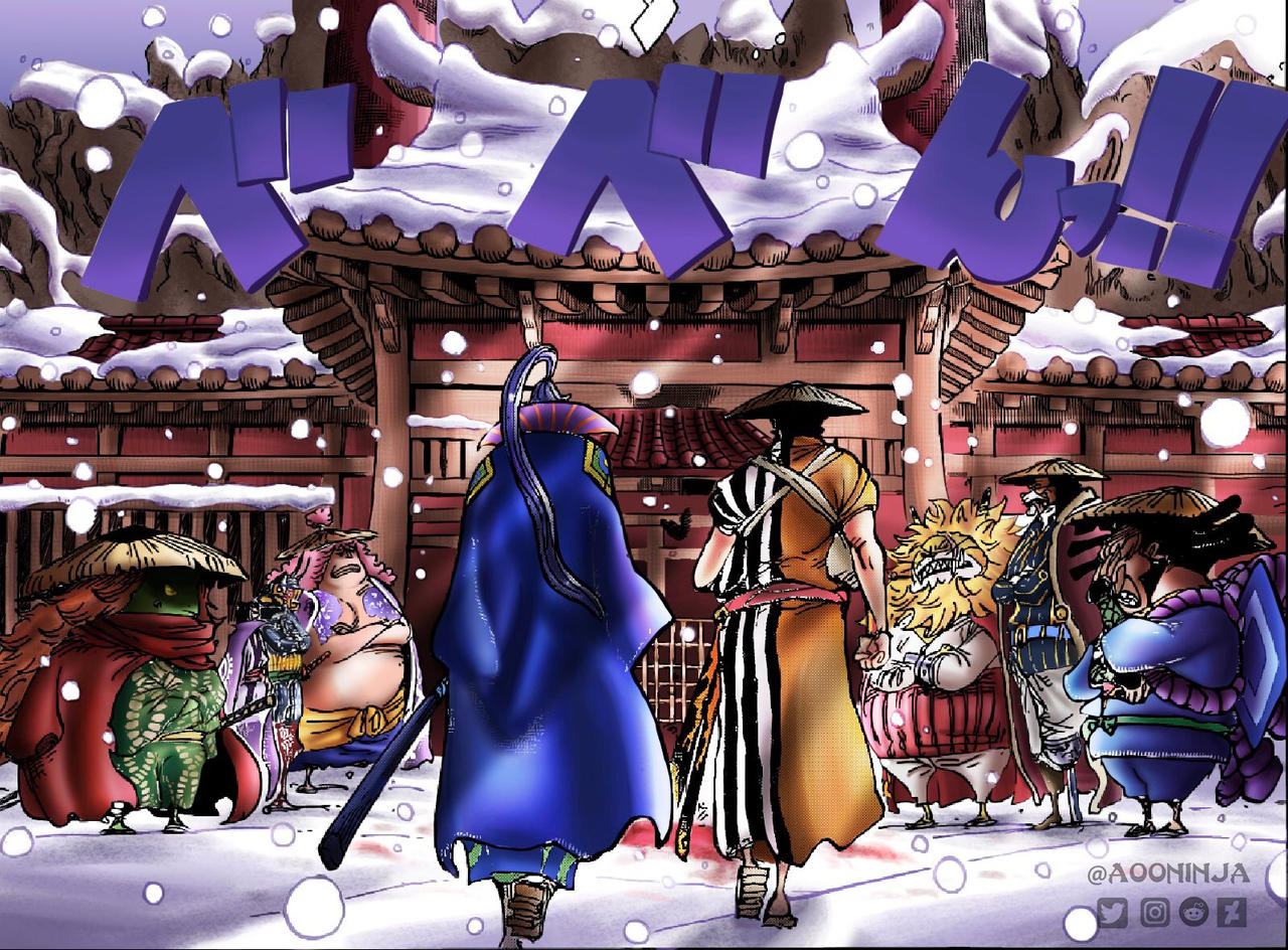One Piece Chapter 986 Coloring By Aooninja On Deviantart