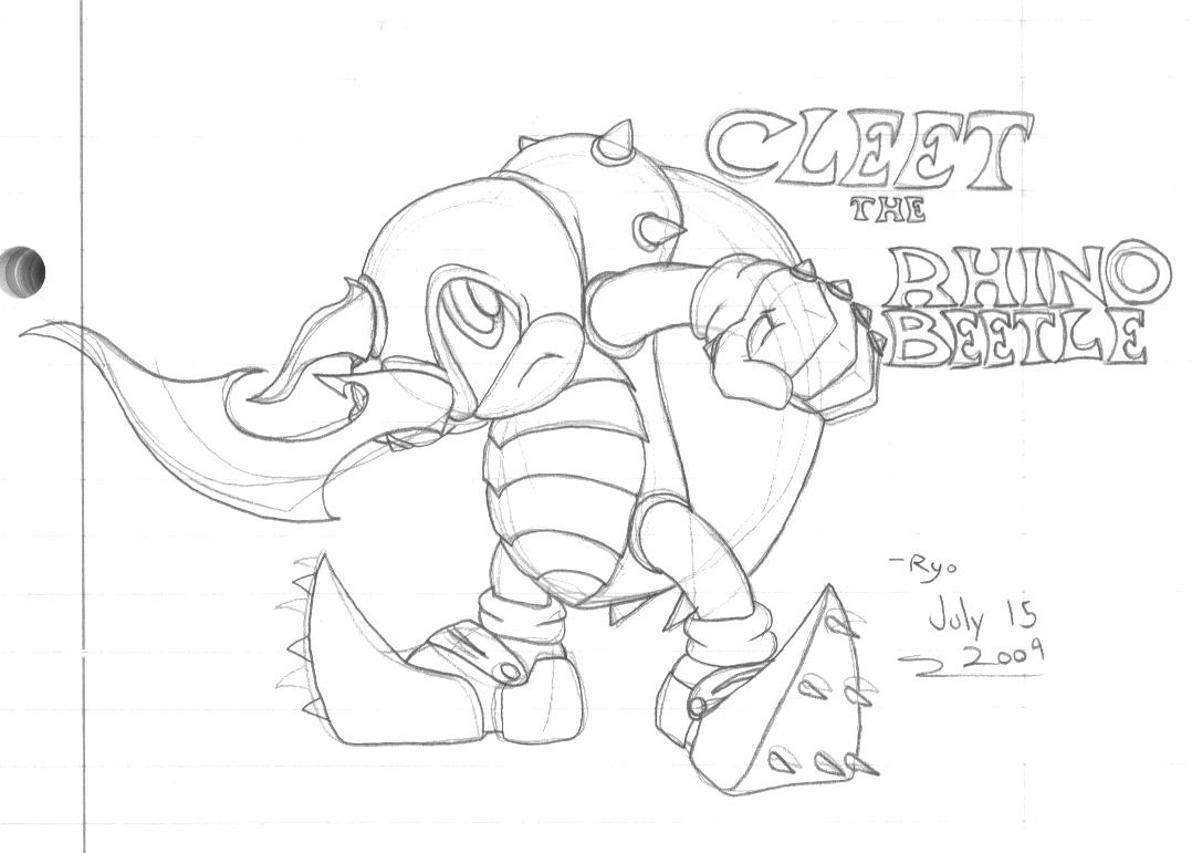 Cleet the Rhino Beetle