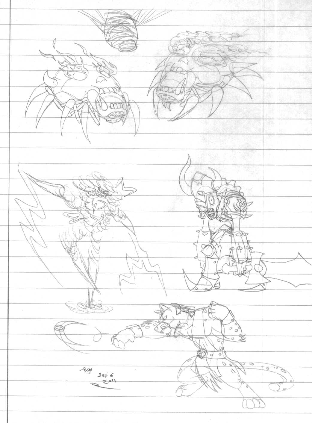 Sketchdump - Monsters