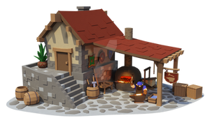 3D! The Blacksmith