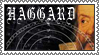 Haggard stamp