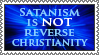 Satanism is NOT stamp