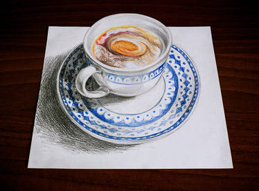 Azazel's cup of morning coffee