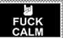 Fuck calm and listen to Death Metal stamp