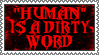 Dirty word stamp