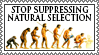 Natural Selection stamp