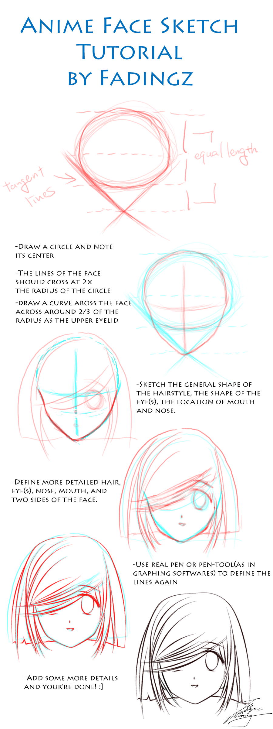 Anime Head Tutorial by fadingz on DeviantArt