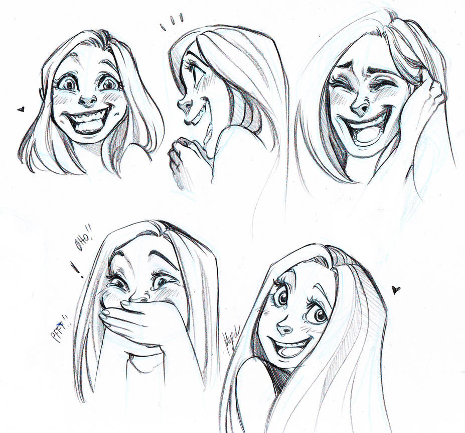 Smiling Model Deviantart Laughing and Smiling Faces by Myed89 on DeviantArt