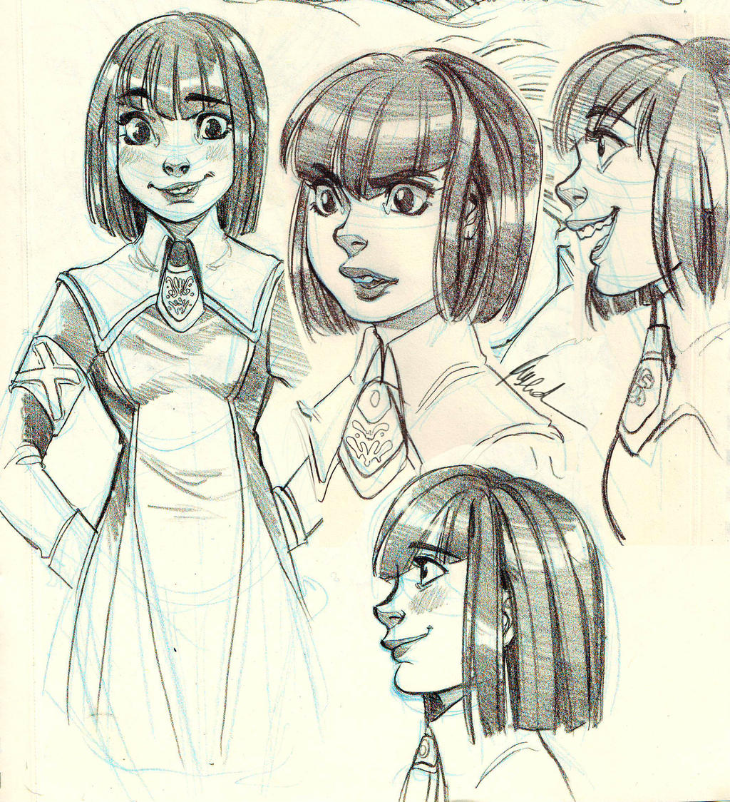 Deviantart La Note OC Sketches - La Notte di Waitfor by Myed89 on DeviantArt