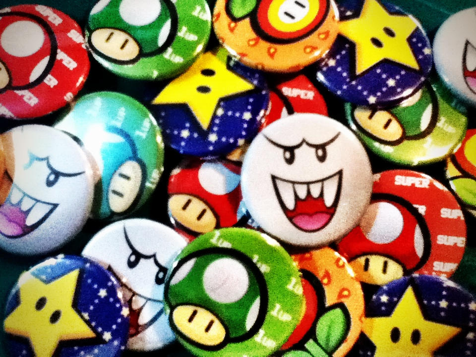 Mario Pin Super Mario pins by luigipanda on DeviantArt
