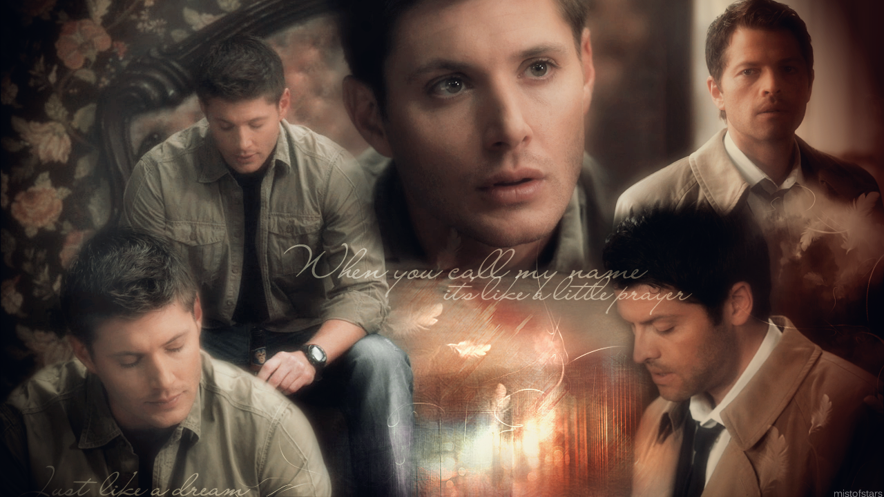 Like A Prayer (Destiel Wallpaper)