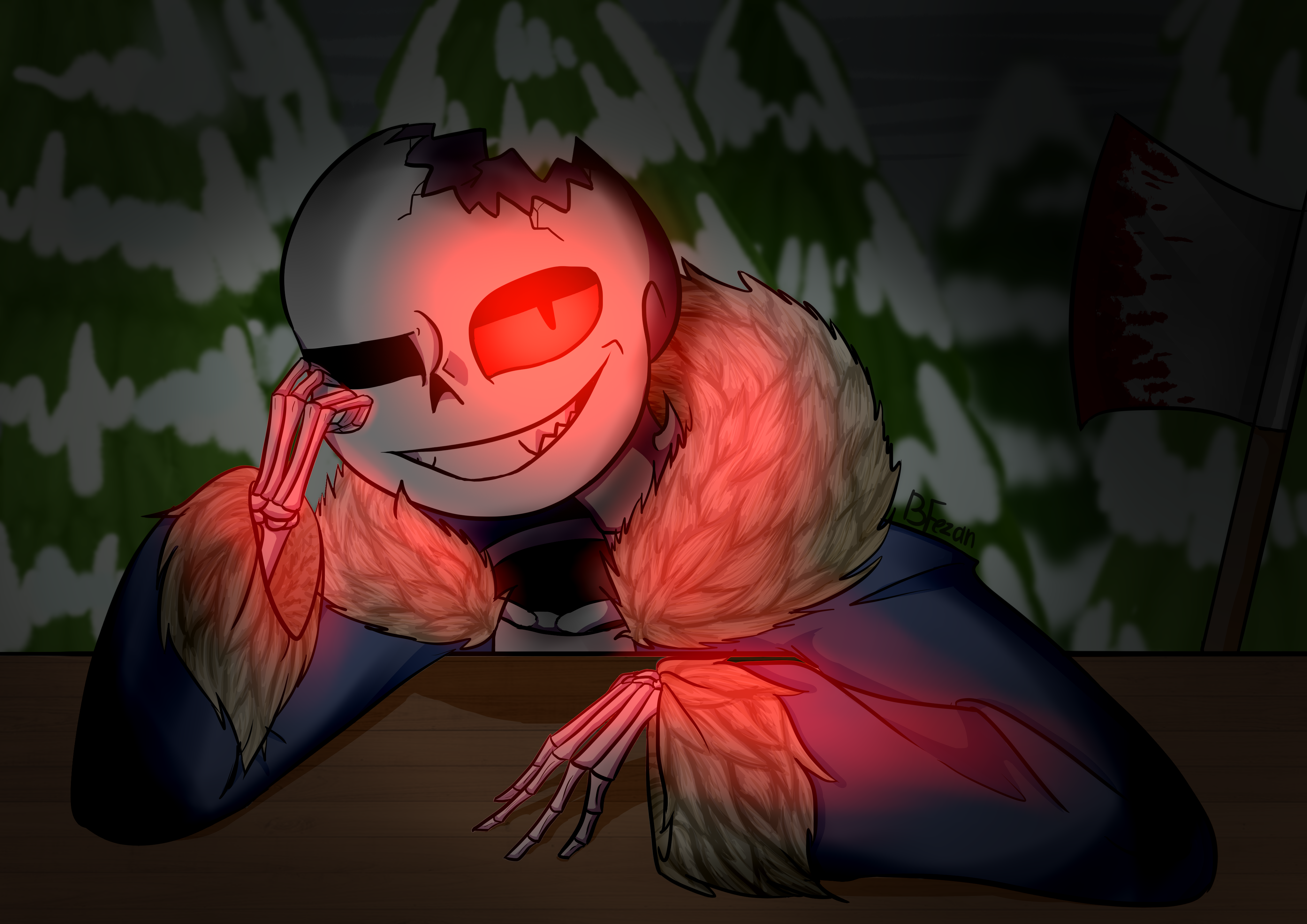 Horror Sans by BlindFezan on DeviantArt