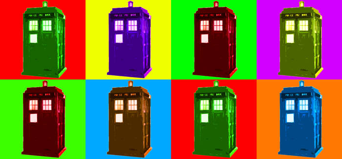 Another Warhol TARDIS