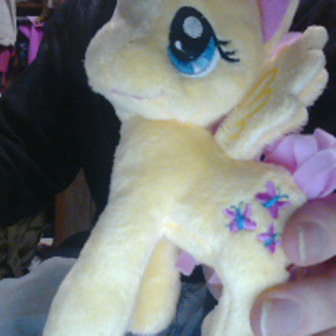 cute mini fluttershy plushie
