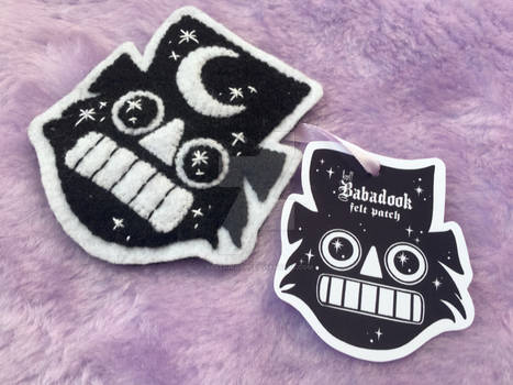 Babadook patch brooch