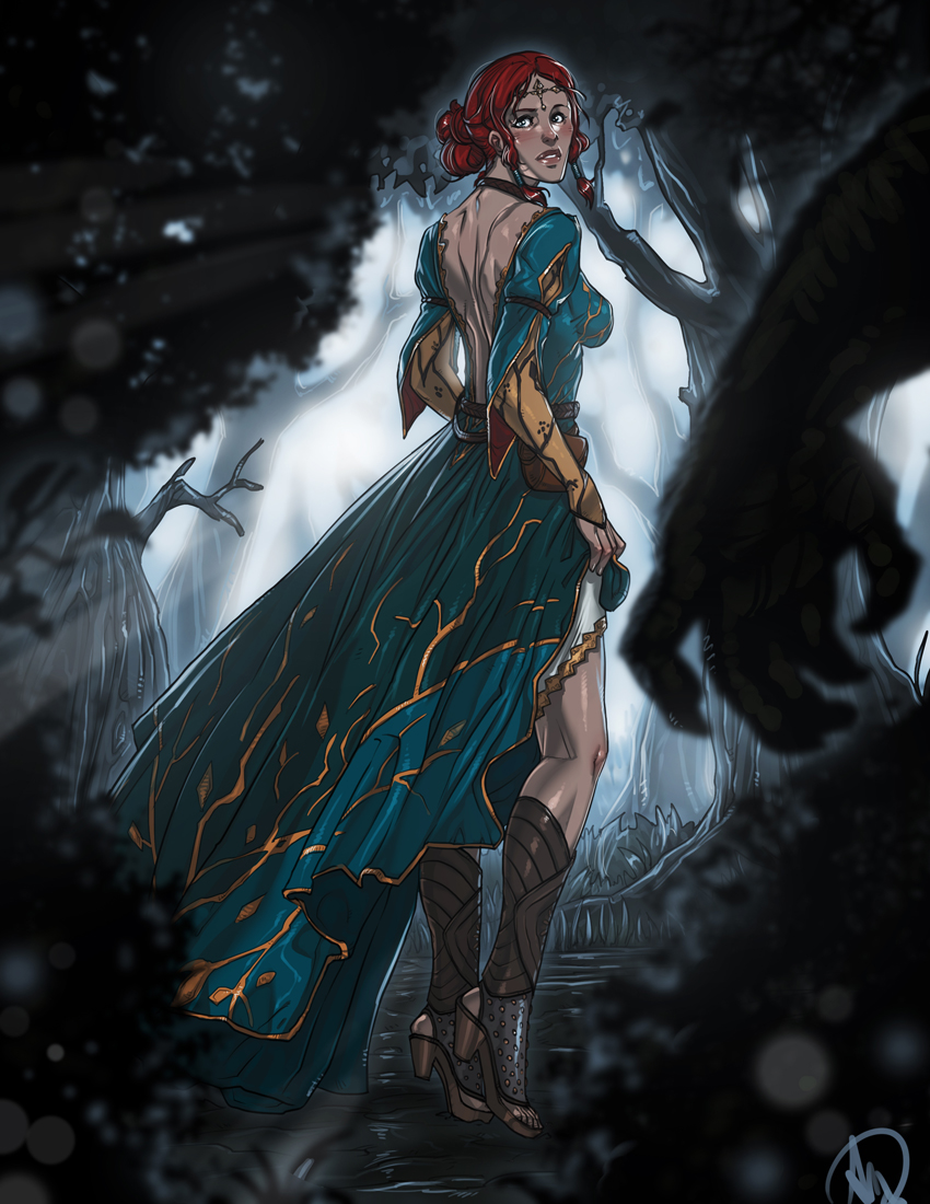 Witcher 3 - Triss in the forest