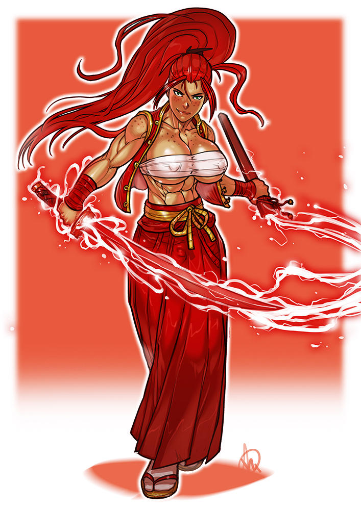 Keiko The Crimson Lotus Oc Commission By Ganassa On Deviantart 