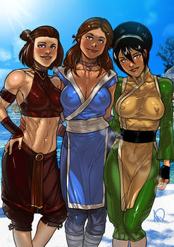 Avatar the Last Airbender Avatar's Team