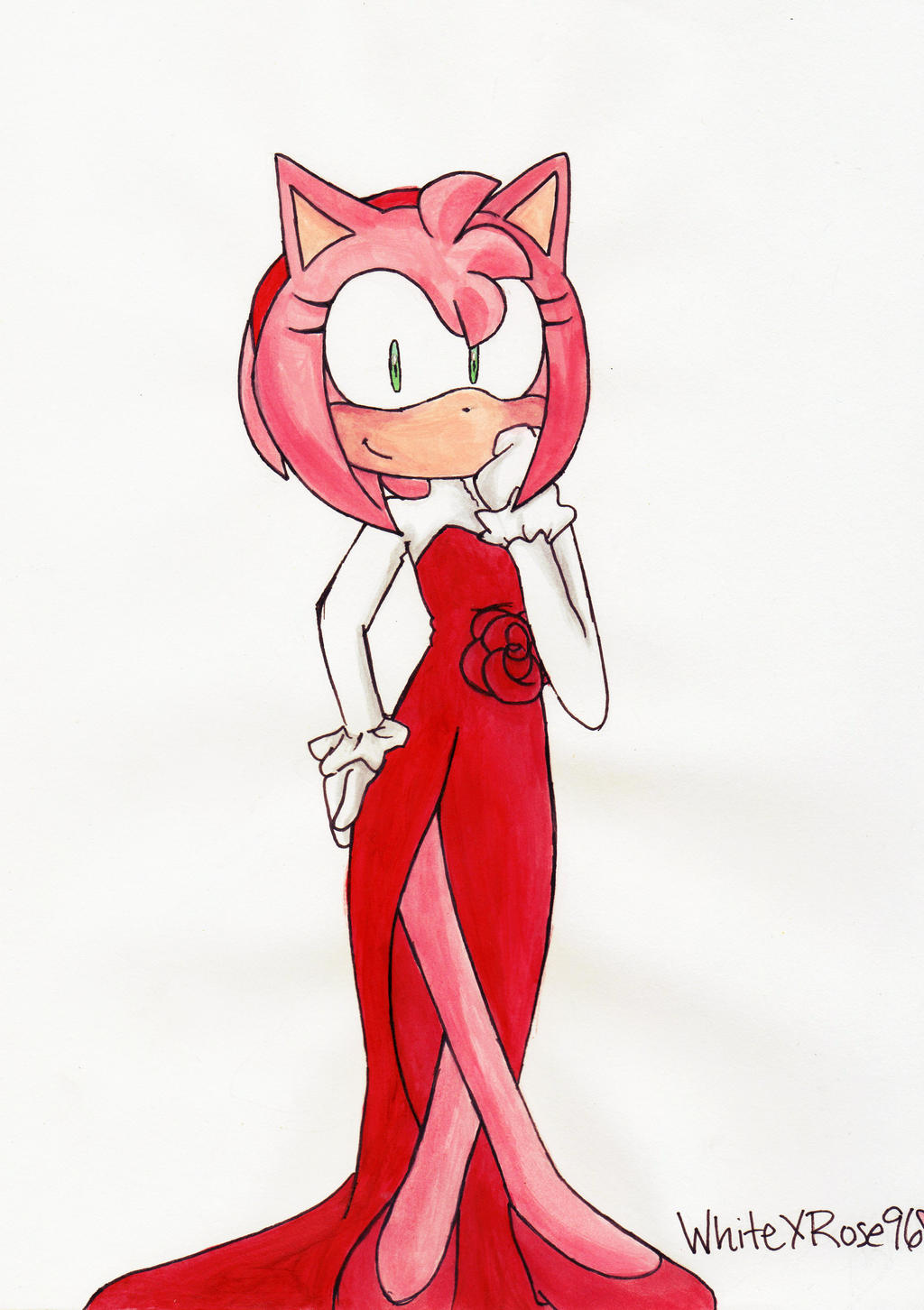 Amy Rose Outfit 1 By WhiteXRose96 On DeviantArt.