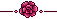 Pixel Rose Divider 2 - Dark Pink