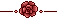 Pixel Rose Divider 2 - Red