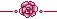 Pixel Rose Divider 2 - Pink