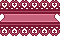 Pixel Lace Divider v1 - Pink by EmpressOfRoses