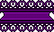 Pixel Lace Divider v1 - Poisonous Purple