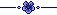 Pixel Flower Divider - Blue -