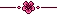 Pixel Flower Divider - Dark Pink